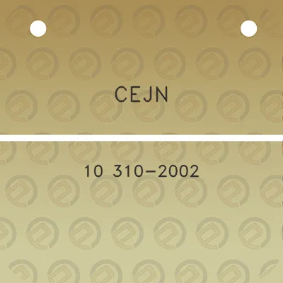 cejn-10-310-2002