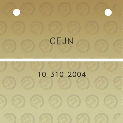 cejn-10-310-2004