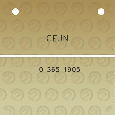 cejn-10-365-1905