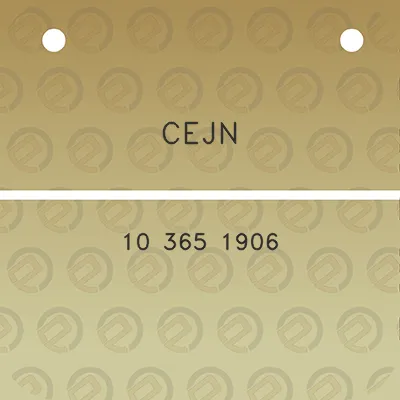 cejn-10-365-1906