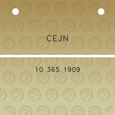 cejn-10-365-1909