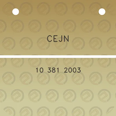 cejn-10-381-2003