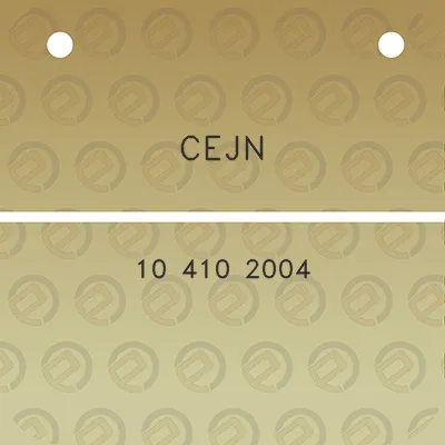 cejn-10-410-2004