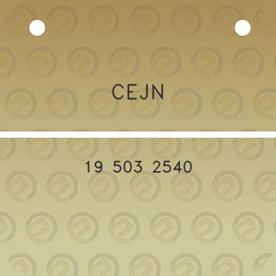 cejn-19-503-2540