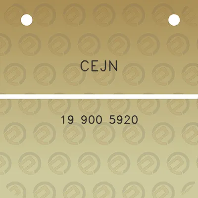 cejn-19-900-5920