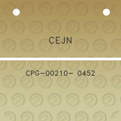 cejn-cpg-00210-0452