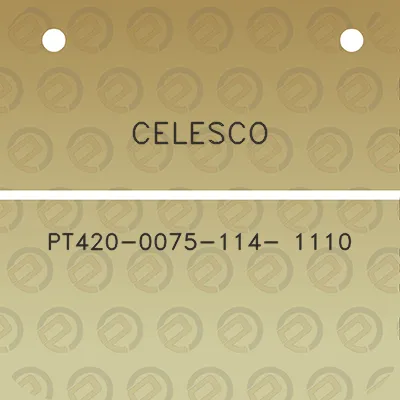 celesco-pt420-0075-114-1110