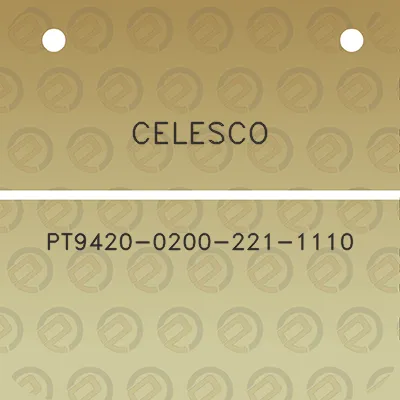 celesco-pt9420-0200-221-1110