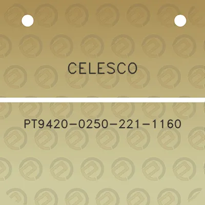 celesco-pt9420-0250-221-1160