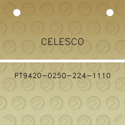 celesco-pt9420-0250-224-1110