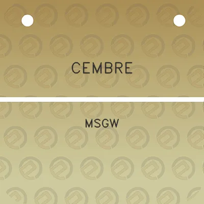 cembre-msgw