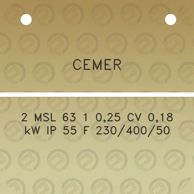 cemer-2-msl-63-1-025-cv-018-kw-ip-55-f-23040050