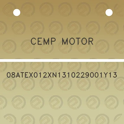 cemp-motor-08atex012xn1310229001y13