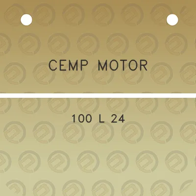 cemp-motor-100-l-24