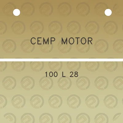 cemp-motor-100-l-28