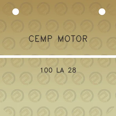 cemp-motor-100-la-28