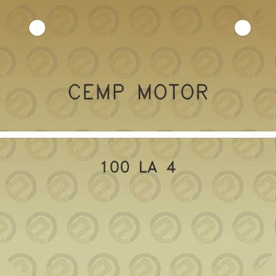 cemp-motor-100-la-4