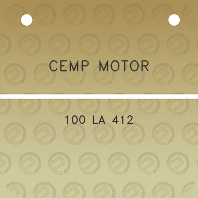 cemp-motor-100-la-412