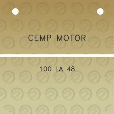 cemp-motor-100-la-48