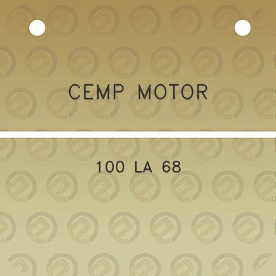 cemp-motor-100-la-68