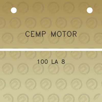 cemp-motor-100-la-8