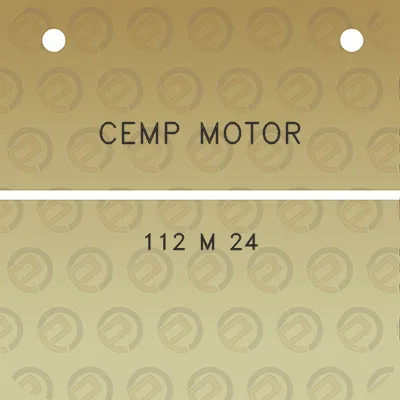 cemp-motor-112-m-24