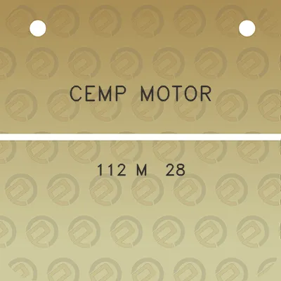 cemp-motor-112-m-28