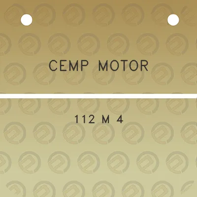 cemp-motor-112-m-4