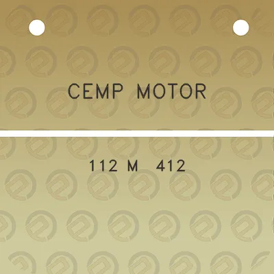 cemp-motor-112-m-412