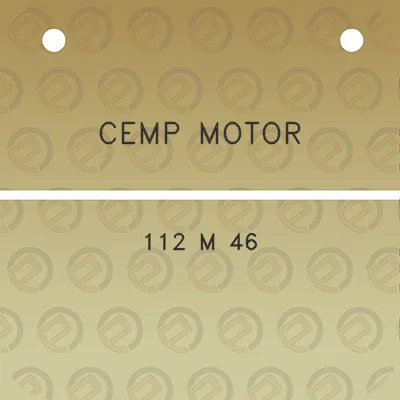 cemp-motor-112-m-46