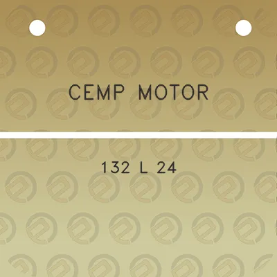 cemp-motor-132-l-24