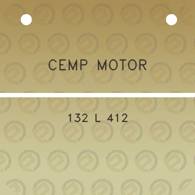 cemp-motor-132-l-412