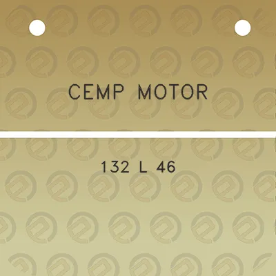 cemp-motor-132-l-46