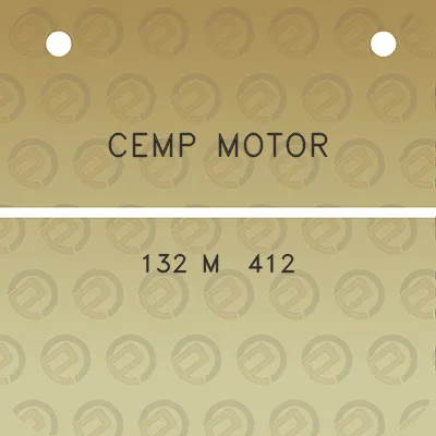 cemp-motor-132-m-412