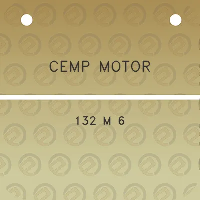 cemp-motor-132-m-6