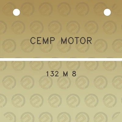 cemp-motor-132-m-8