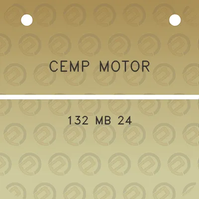 cemp-motor-132-mb-24