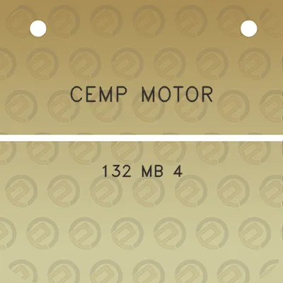 cemp-motor-132-mb-4