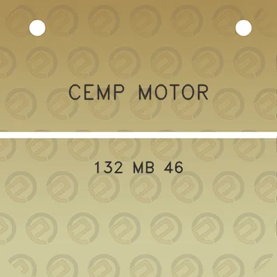 cemp-motor-132-mb-46