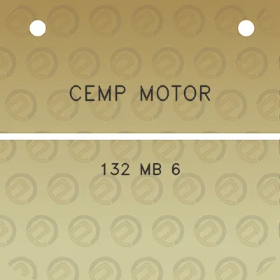 cemp-motor-132-mb-6