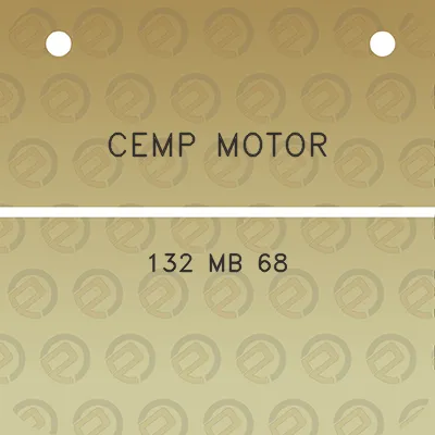 cemp-motor-132-mb-68