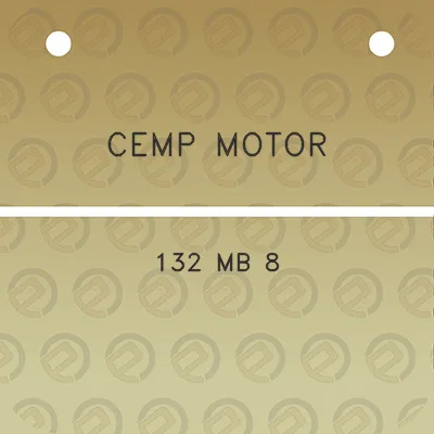 cemp-motor-132-mb-8