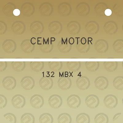 cemp-motor-132-mbx-4