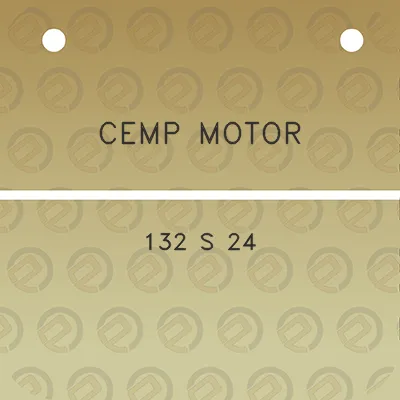 cemp-motor-132-s-24