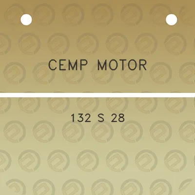 cemp-motor-132-s-28