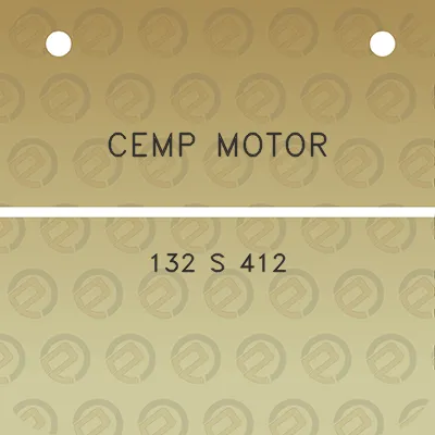 cemp-motor-132-s-412