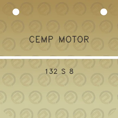 cemp-motor-132-s-8