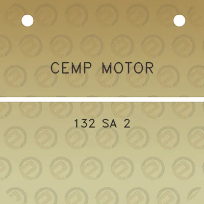 cemp-motor-132-sa-2