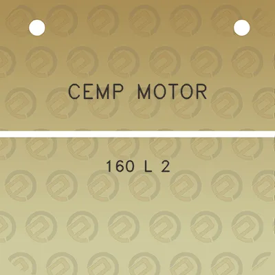 cemp-motor-160-l-2