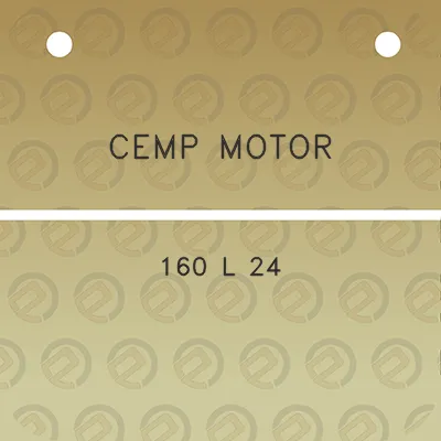 cemp-motor-160-l-24